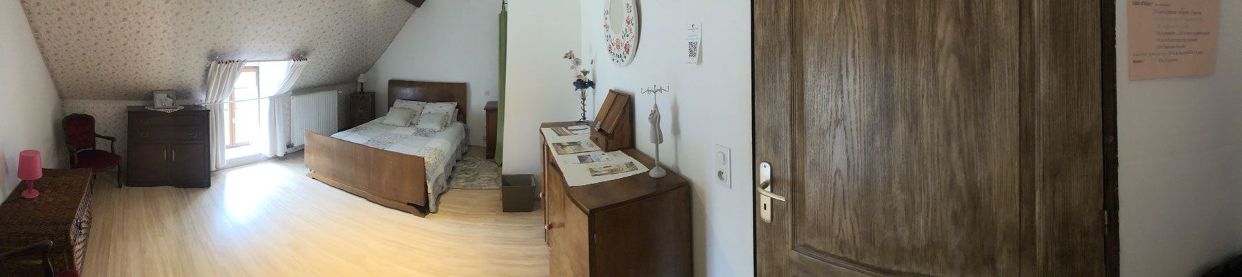 Chambres fleurie et aux oiseaux