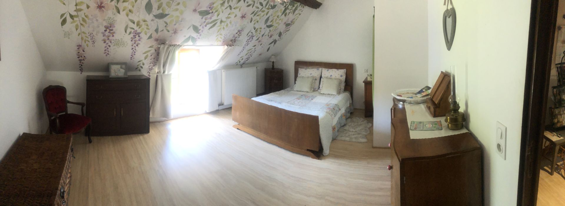 Chambres fleurie et aux oiseaux