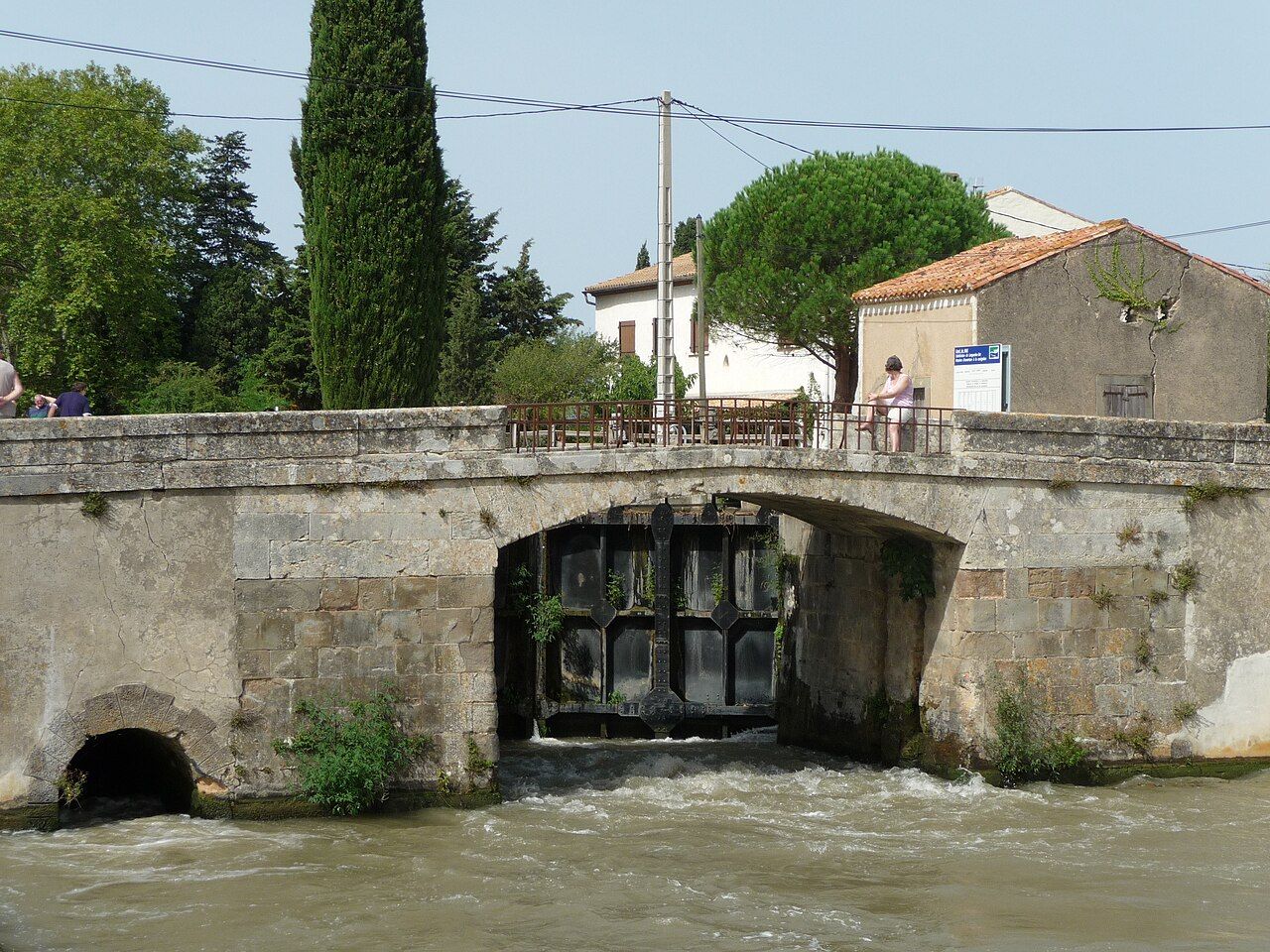 Canal du Midi à Homps