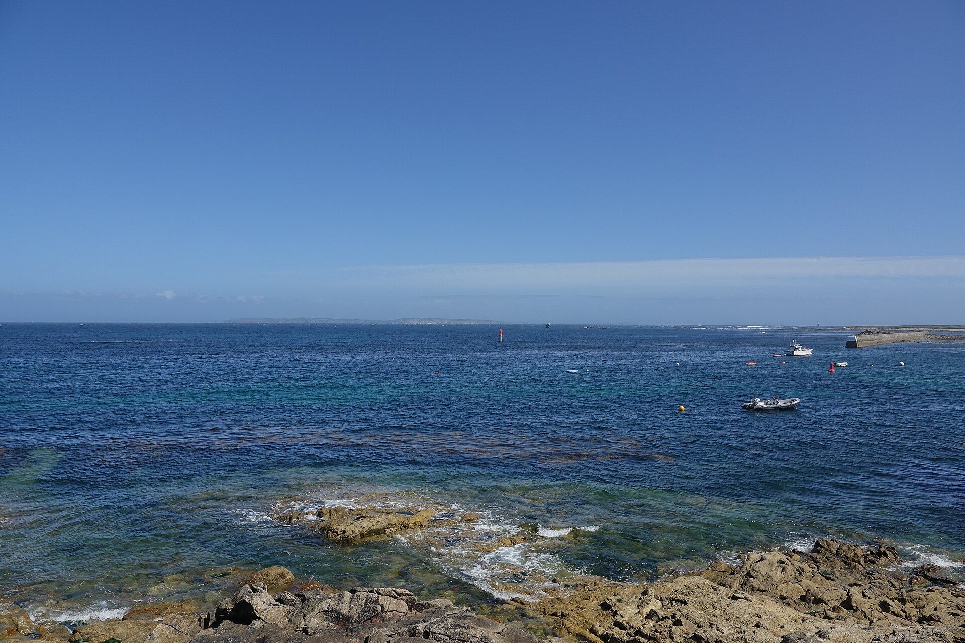 Île de Sein en bateau