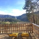 Le Gîte Le Chalet de Magali, en pleine nature au milieu des montagnes.
