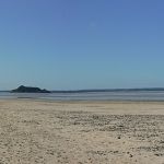 Traversée de la baie du Mont-Saint-Michel à pied