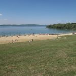 Lac d'Orient et la plage de Mesnil-Saint-Père